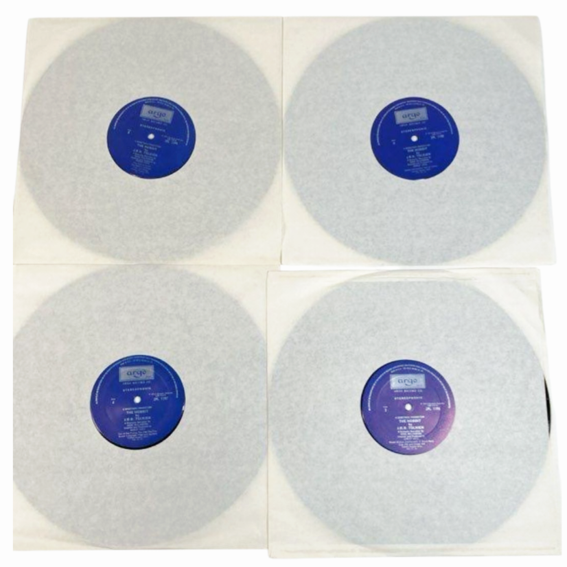 L@@K *J.R.R. Tolkien: The Hobbit 4/LP Read by Nicol Williamson (Argo ZPL 1196/9)