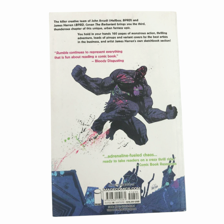 Rumble *Novels Vol. 1-3, Image Comic Books (John Arcudi/James Harren)