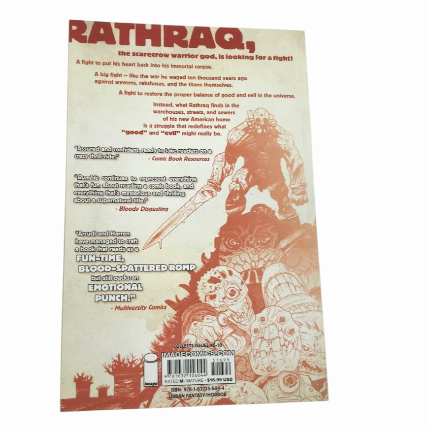 Rumble *Novels Vol. 1-3, Image Comic Books (John Arcudi/James Harren)