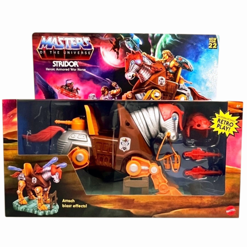 NIB *Masters of the Universe Origins Strider Heroic War Horse MOTU Mattel