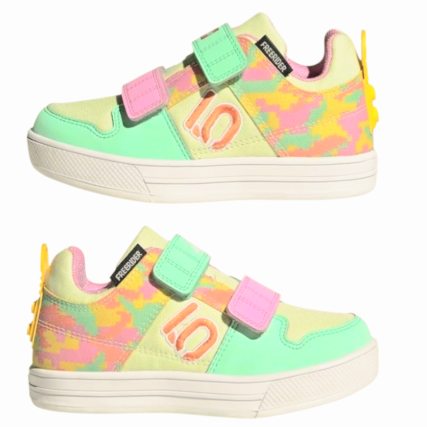 NIB *Adidas Five Ten FreeRider  Lego Mountain Bike Shoes Kids' Green (sz 1)