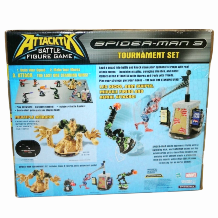 NIB *Attacktix: Battle Figure Game "Spider-Man 3 Tournament Set"
