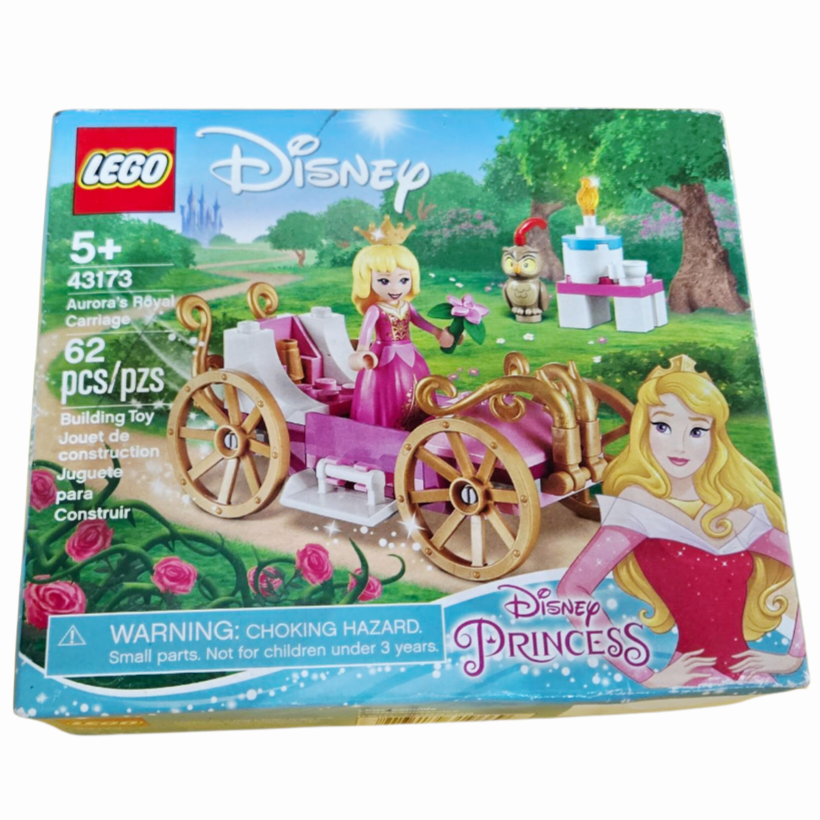 NIB *Lego Disney Princess "Aurora's Royal Carriage" 43173 Building Set [62 pcs]
