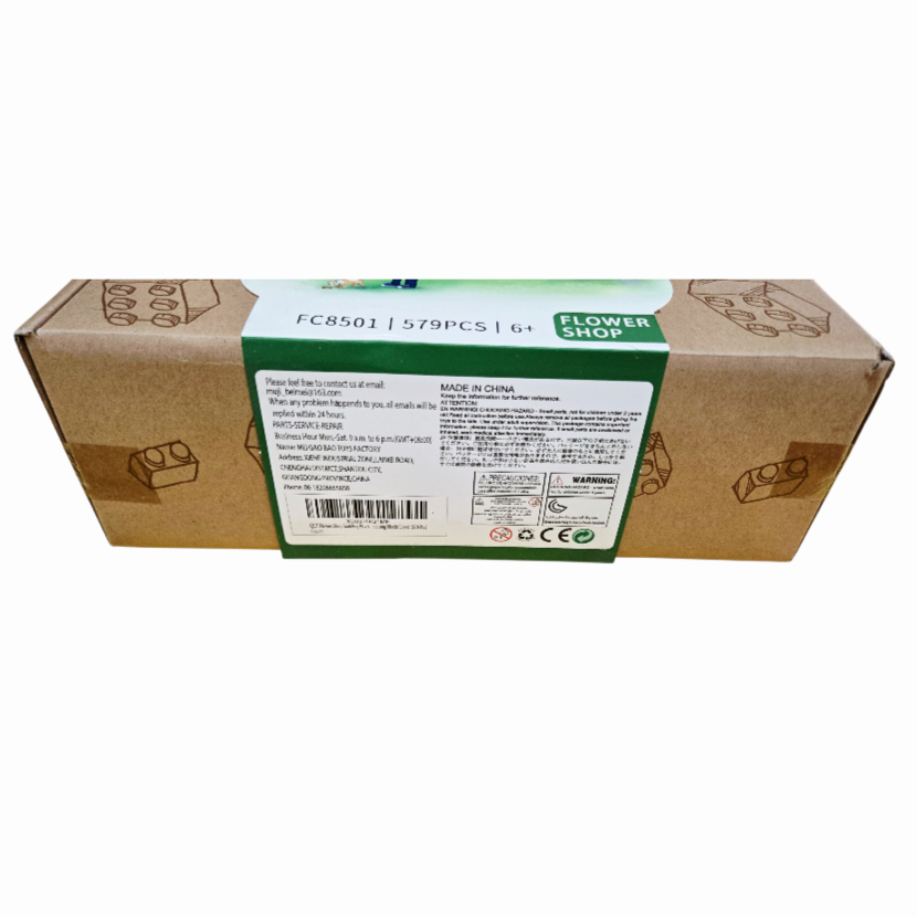 NIB *QLT Flower House Building Set Lego Friends Compatible Lights Up