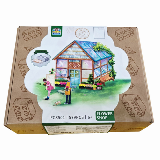 NIB *QLT Flower House Building Set Lego Friends Compatible Lights Up