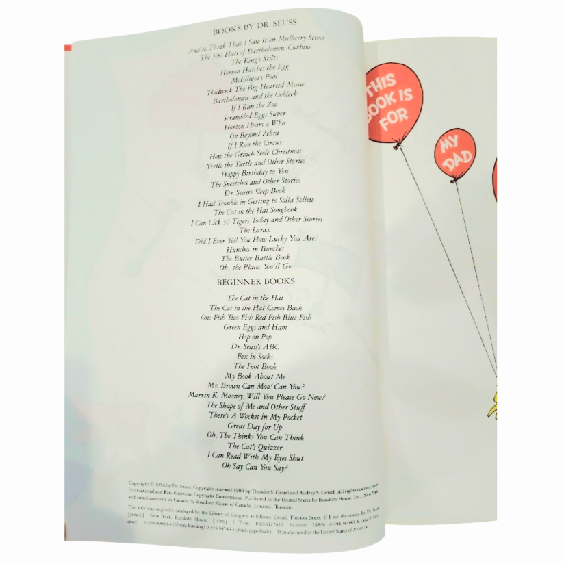 "IF I RAN THE CIRCUS" HB Book by Dr. Seuss (1956) Grolier Book Club