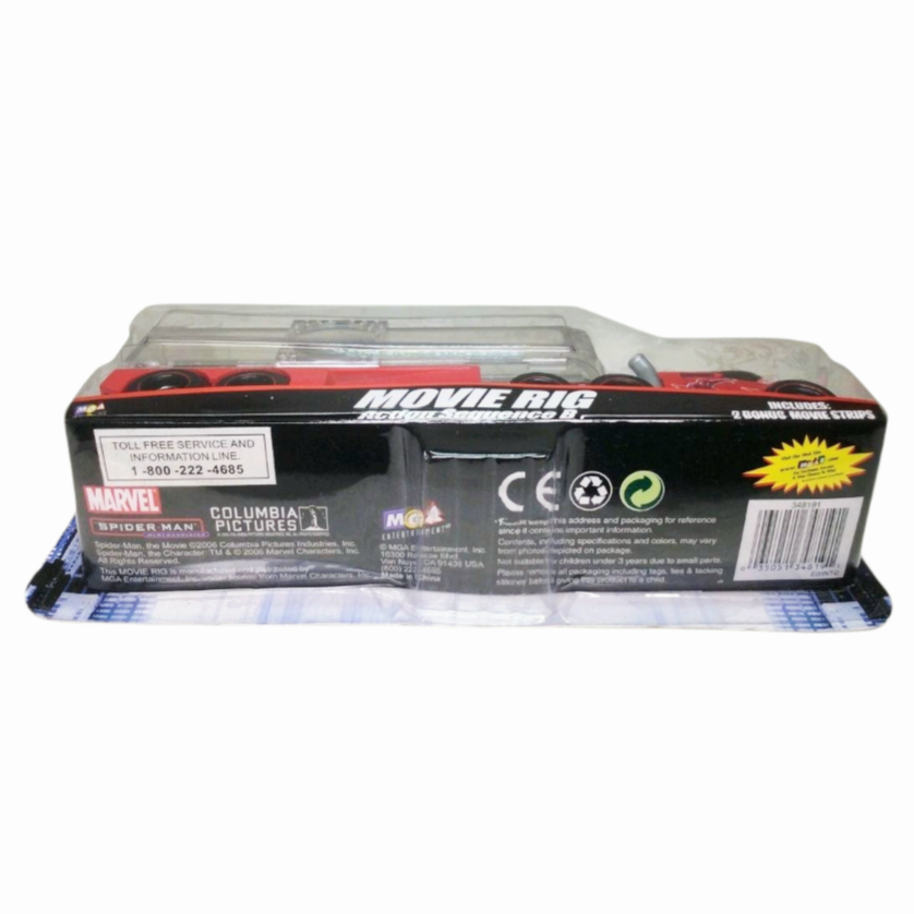 NIB *Spider-Man MOVIE RIG TRUCK Die Cast Action Sequence B +