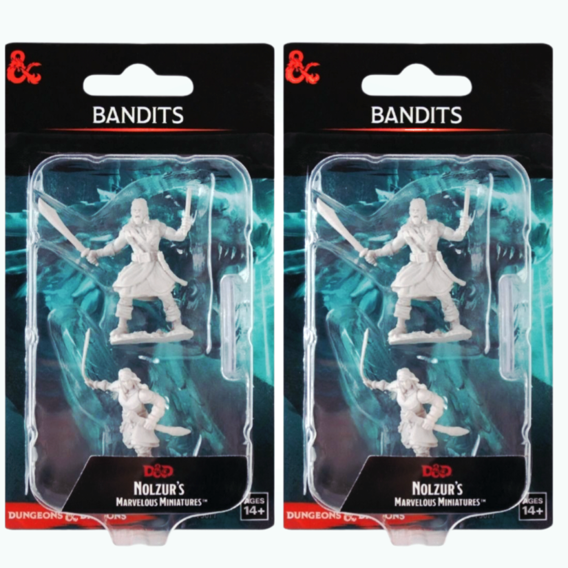 NIB *TWO (2) Dungeons & Dragons (D&D) Nolzur's Marvelous: Bandits (WZK73677)