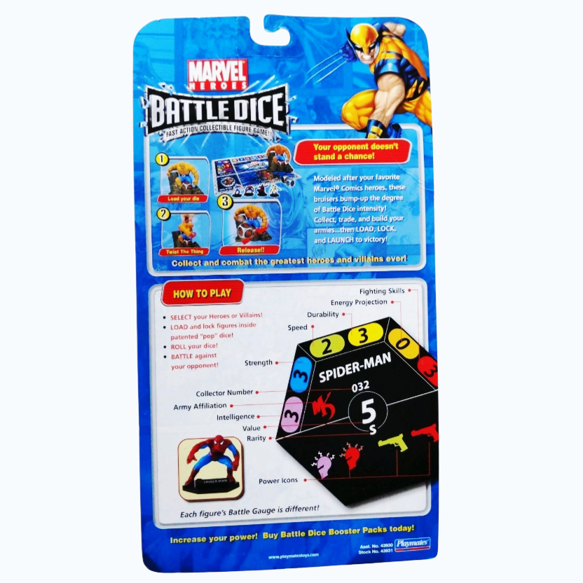 NIB *Marvel Heroes Battle Dice Launcher "The Thing" Action Figure (#S109)