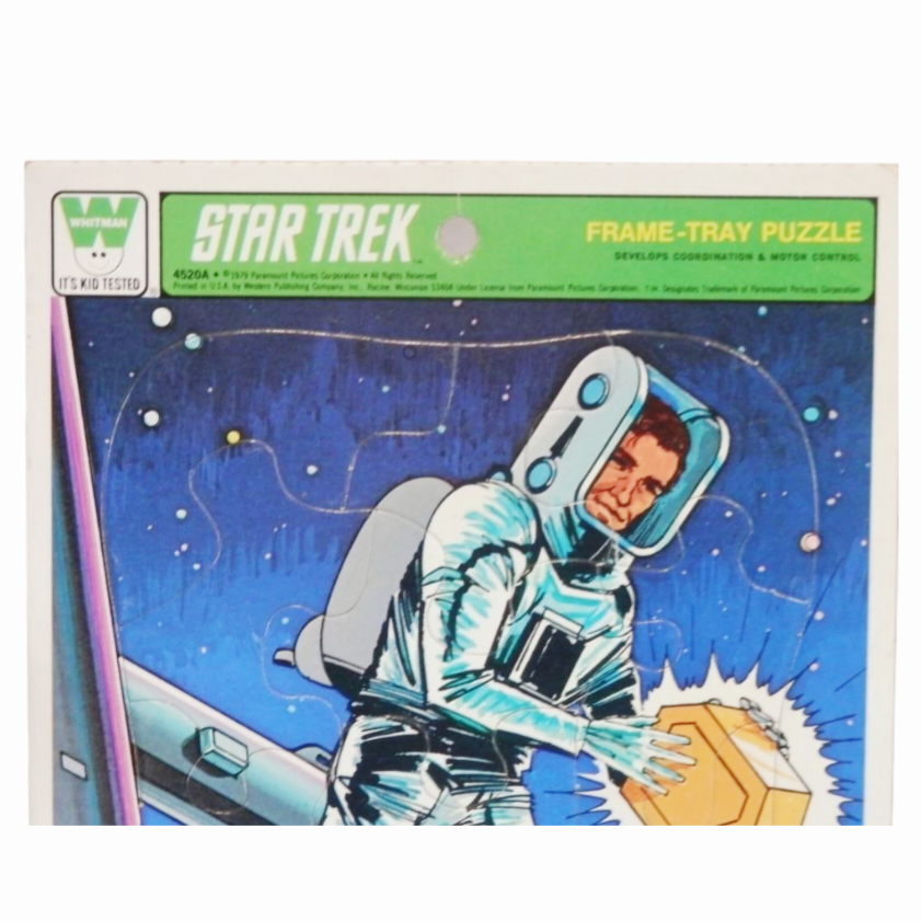 Great *Vintage (1979) TV “Star Trek” Whitman Frame Tray Puzzle Children’s #4520A