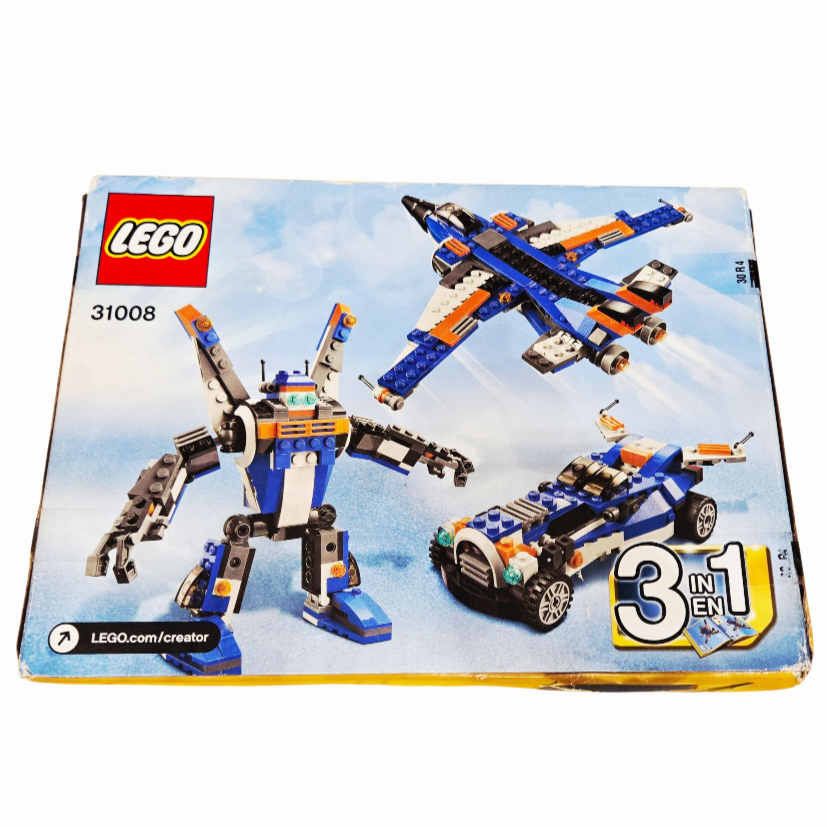 NIB *LEGO Creator: 3-in-1  "Thunder Wings": 3-in-1 Plane Robot Car (31008)