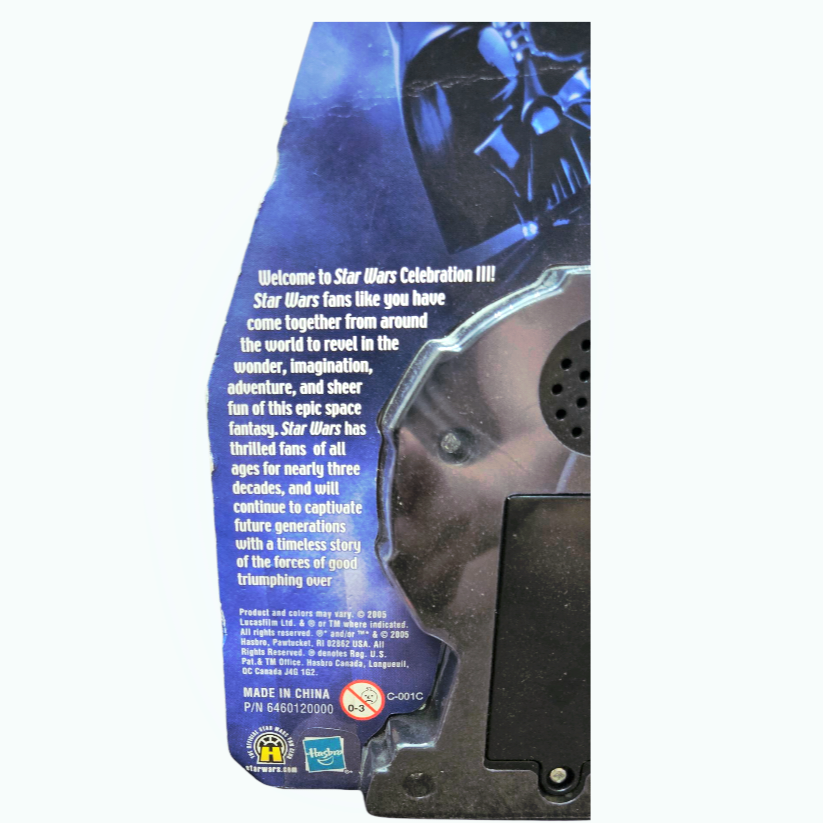 NIB *Hasbro Star Wars (Celebration 3) Darth Vader Action Figure 2005