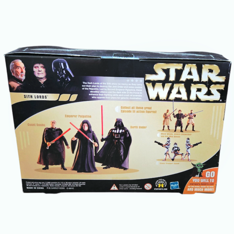 NIB *Star Wars Revenge of the Sith: Commemorative Episode III (3-Pack)