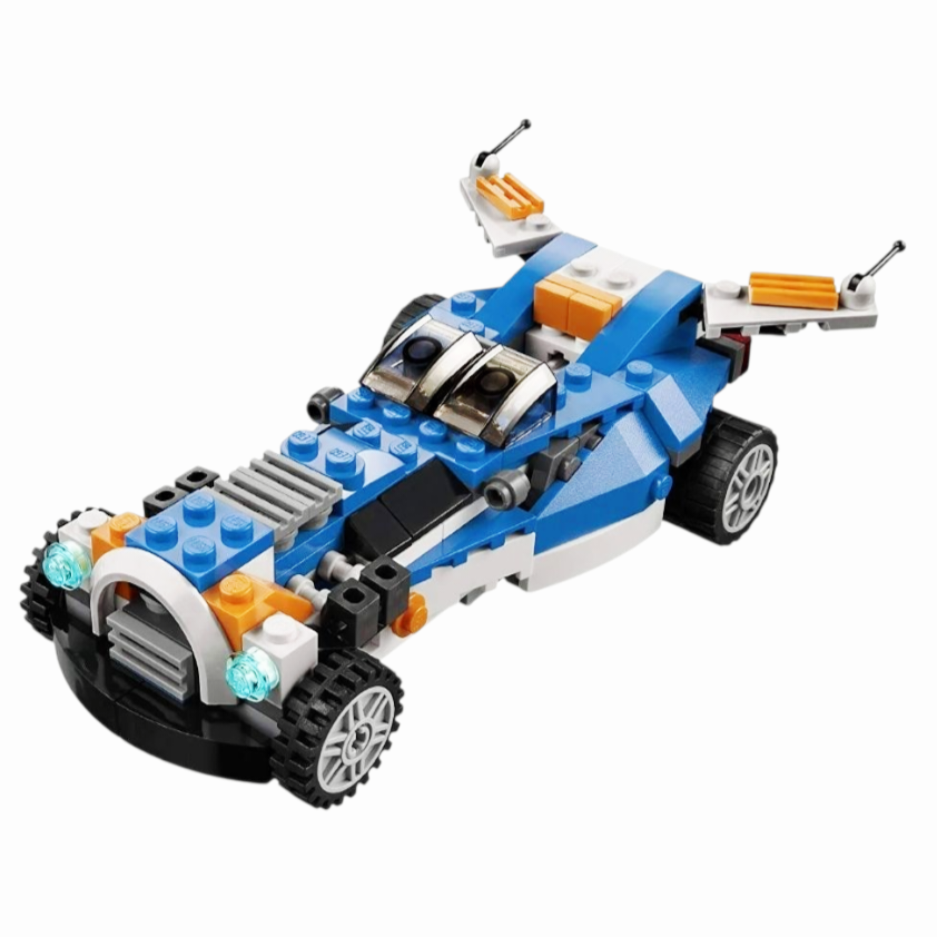 NIB *LEGO Creator: 3-in-1  "Thunder Wings": 3-in-1 Plane Robot Car (31008)