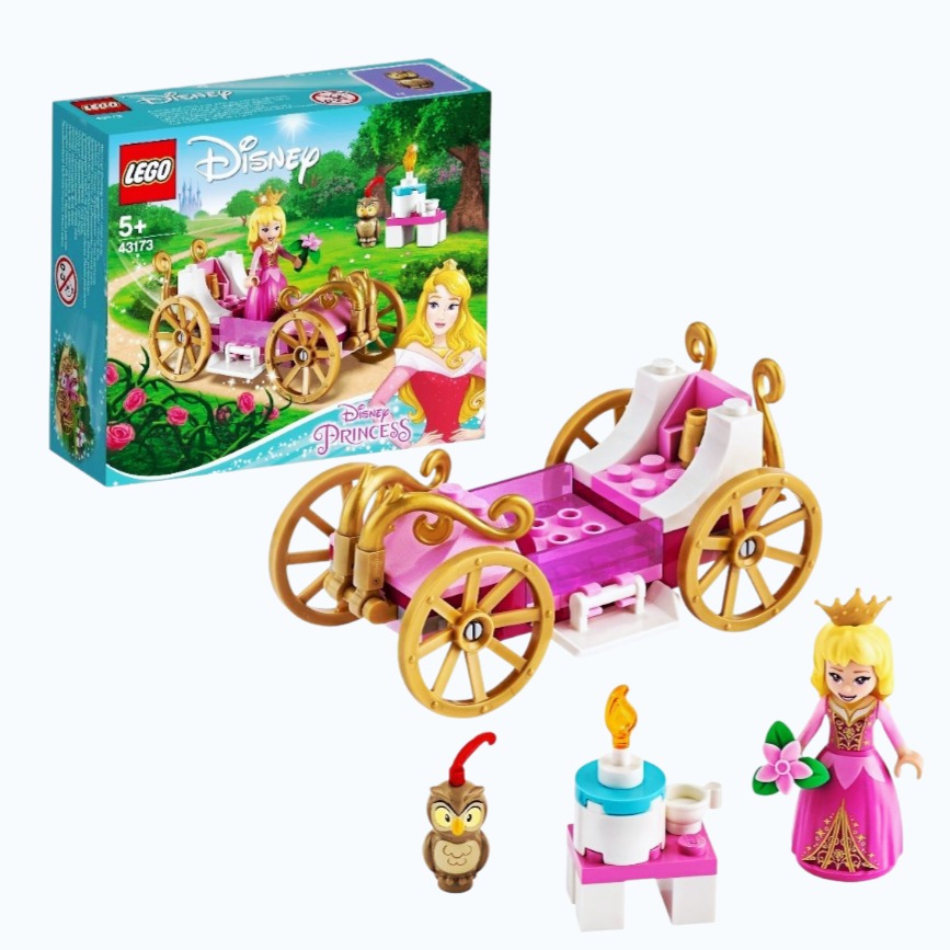 NIB *Lego Disney Princess "Aurora's Royal Carriage" 43173 Building Set [62 pcs]