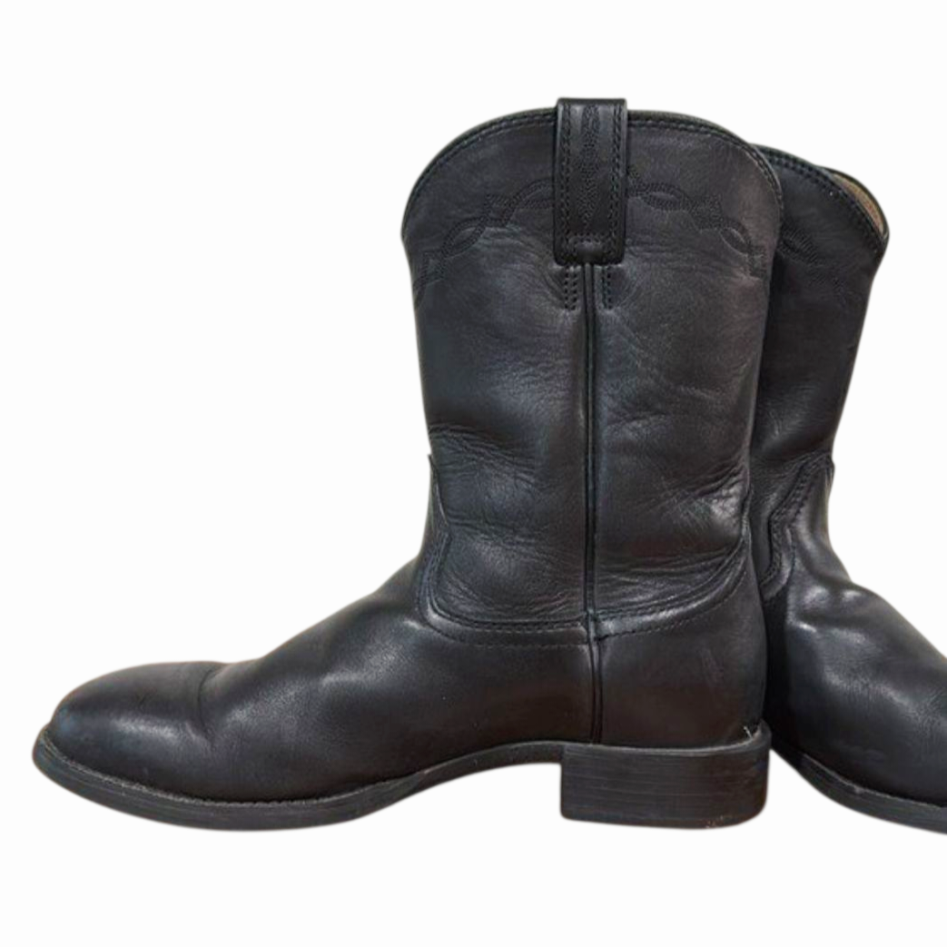 Ariat Heritage Roper Black Leather Boots 10002280 Western (Men's US 14D)
