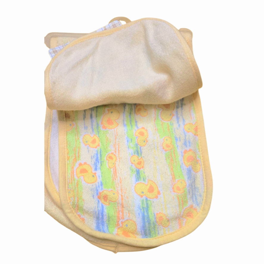 NIP *Winnie-the-Pooh 6pc Collection: Cover Set, Hoodie, Burp, Teether, Bath Cap, Clips +