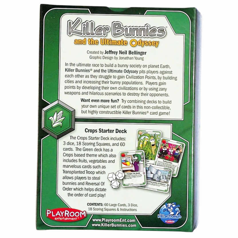 NIB *Killer Bunnies Ultimate Odyssey: Crops & Technology Starter Decks