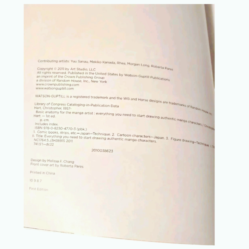 Basic Anatomy for the Manga Artist: Start Drawing Manga Characters Book