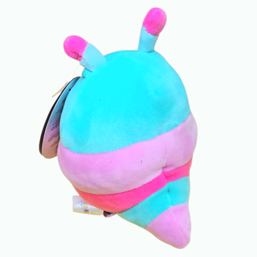 NWT *Squishmallow "Fluxie" the 5" Plush Caterpillar (2023) Valentine's Day Squad