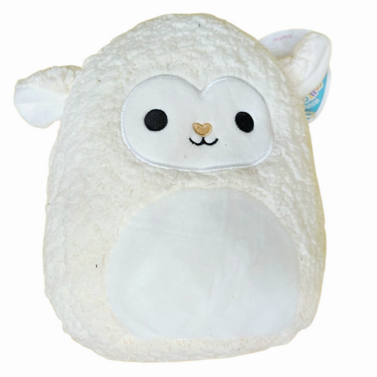 NWT *Squishmallow "Fluffy Sophie" An 8" Lamb w/ Curly White Fleece (KellyToys)