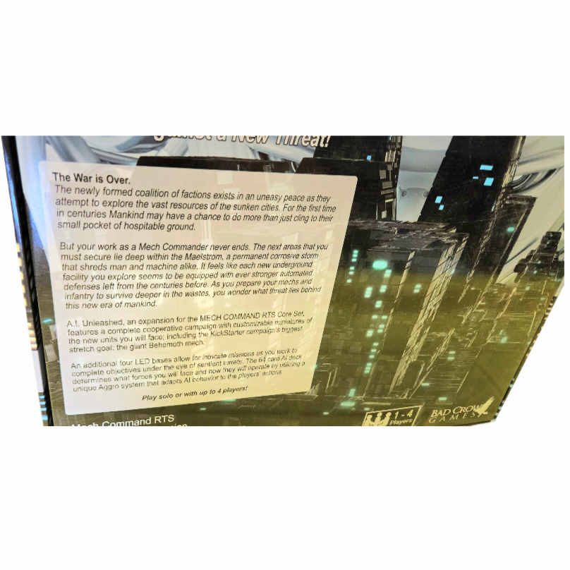 NIB *Mech Command RTS: A.I. Unleashed Cooperative Expansion, Board Game