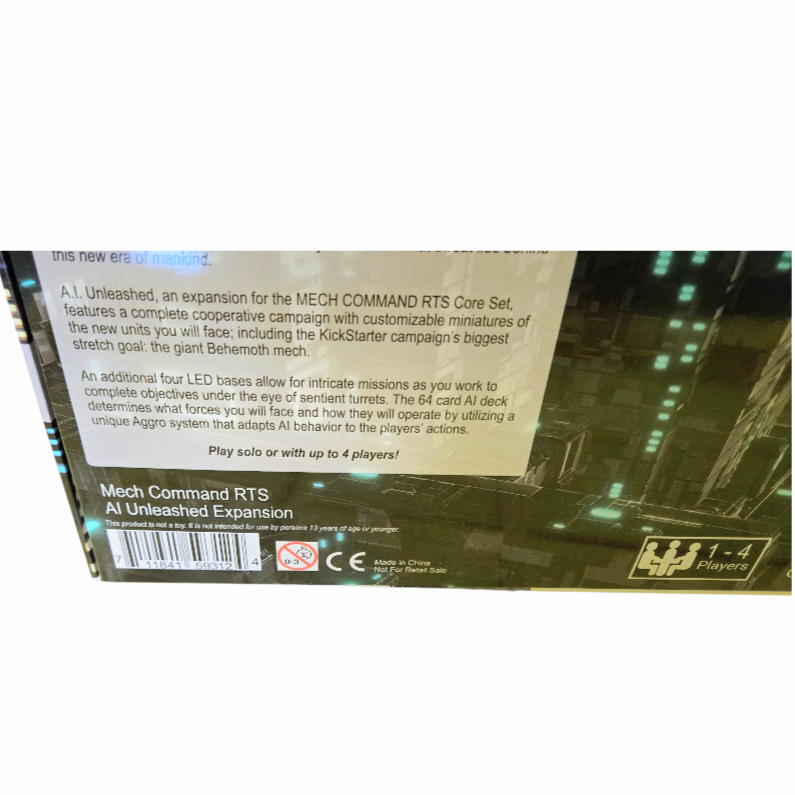 NIB *Mech Command RTS: A.I. Unleashed Cooperative Expansion, Board Game