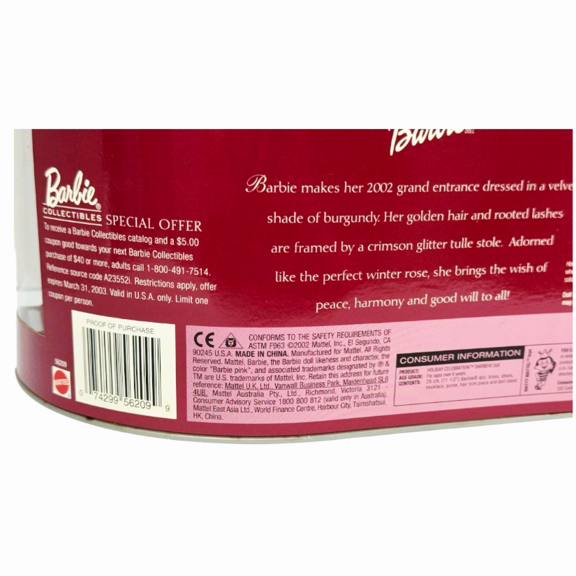 NIB *Barbie Special Edition: Holiday Celebration 2002 (#56209)