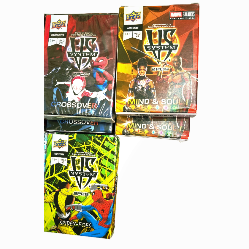 13 Marvel (EXPANSION DECKS) *Upper Deck vs. System: Spidey-Foes + etc.,