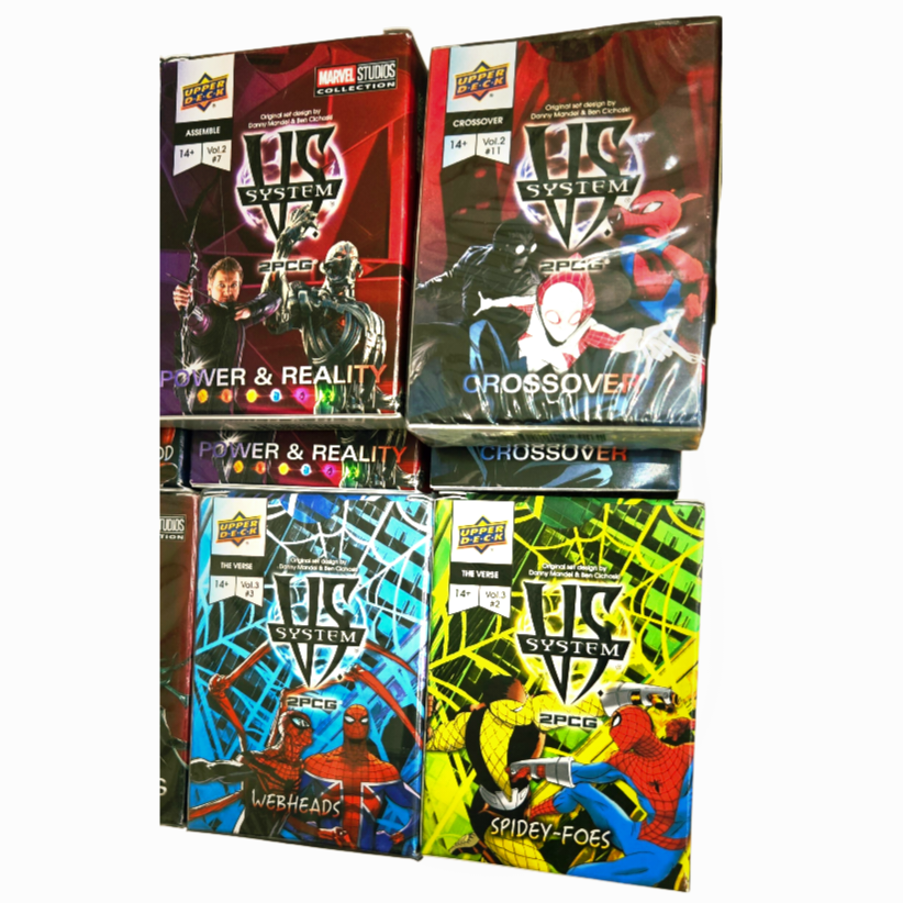 13 Marvel (EXPANSION DECKS) *Upper Deck vs. System: Spidey-Foes + etc.,