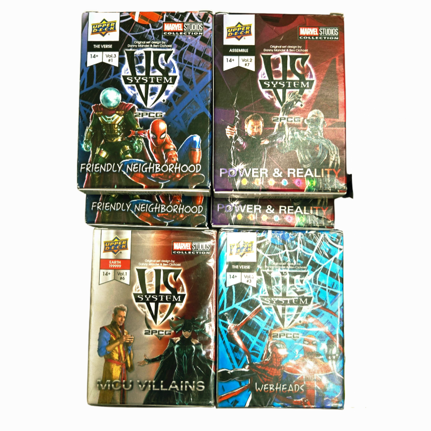 13 Marvel (EXPANSION DECKS) *Upper Deck vs. System: Spidey-Foes + etc.,