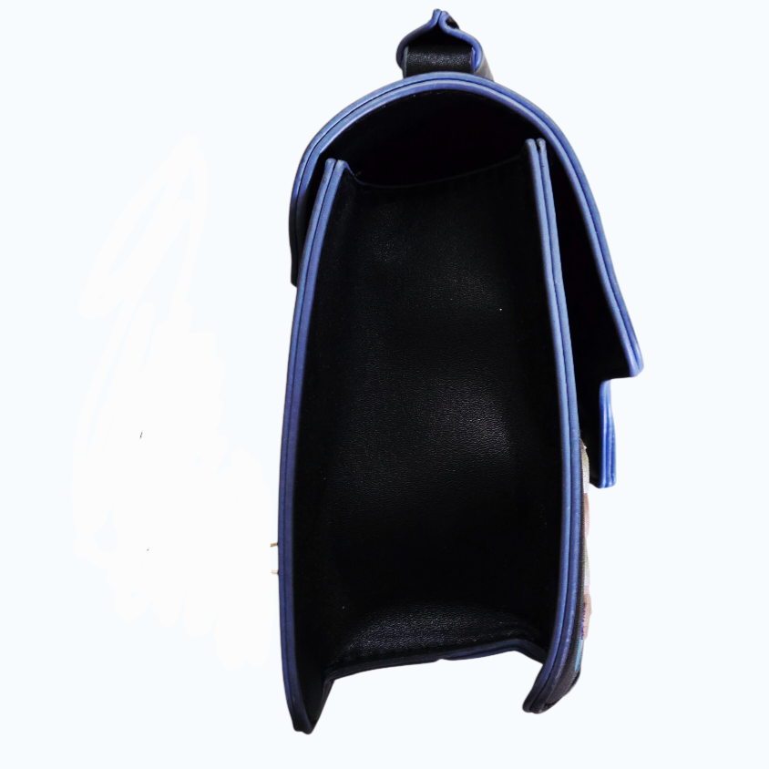 NEW *Julia Kays Leather BUTTERFLY Handle Purse Shoulder Bag (9x6x3")