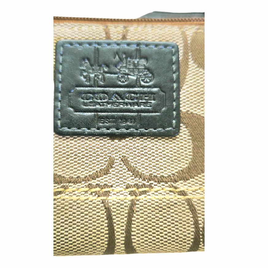 Great *Coach Mini Skinny ID Case Wallet Coin Case Key Case