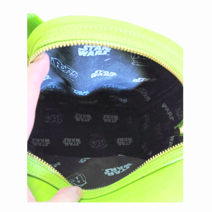 Cute *Loungefly POP! Leather Star Wars Yoda Grogu Disney Mini Backpack
