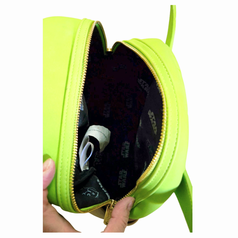 Cute *Loungefly POP! Leather Star Wars Yoda Grogu Disney Mini Backpack