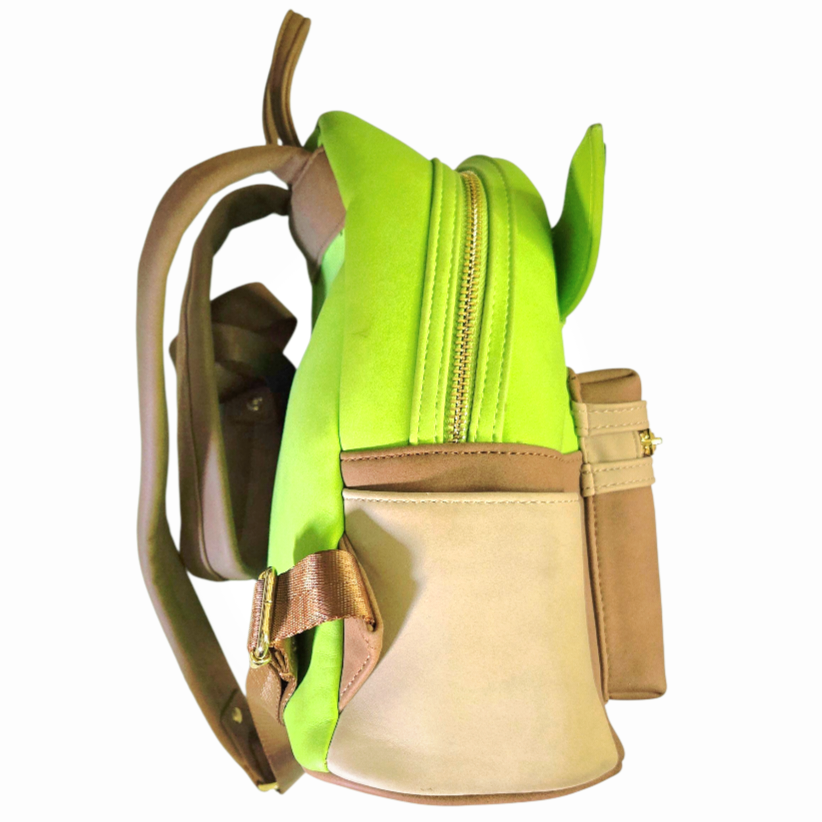 Cute *Loungefly POP! Leather Star Wars Yoda Grogu Disney Mini Backpack