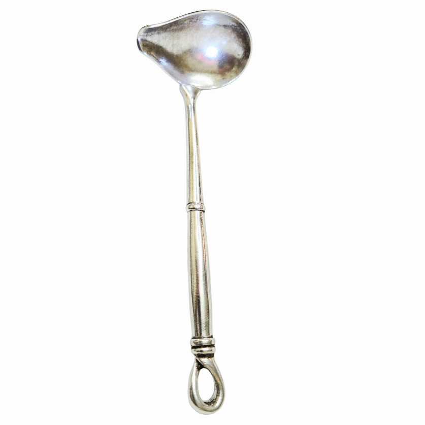 Vintage *Handmade Norwegian Pewter 'Troll-Tin' Sauce Spoon 6.5" Ladel