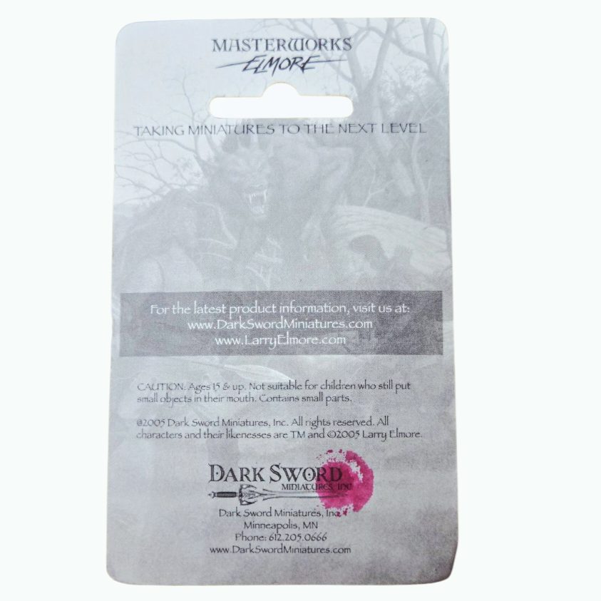 NIB *Dark Sword Miniatures DSM-1168 Evil Female Mage w/ Scepter Pewter Figure