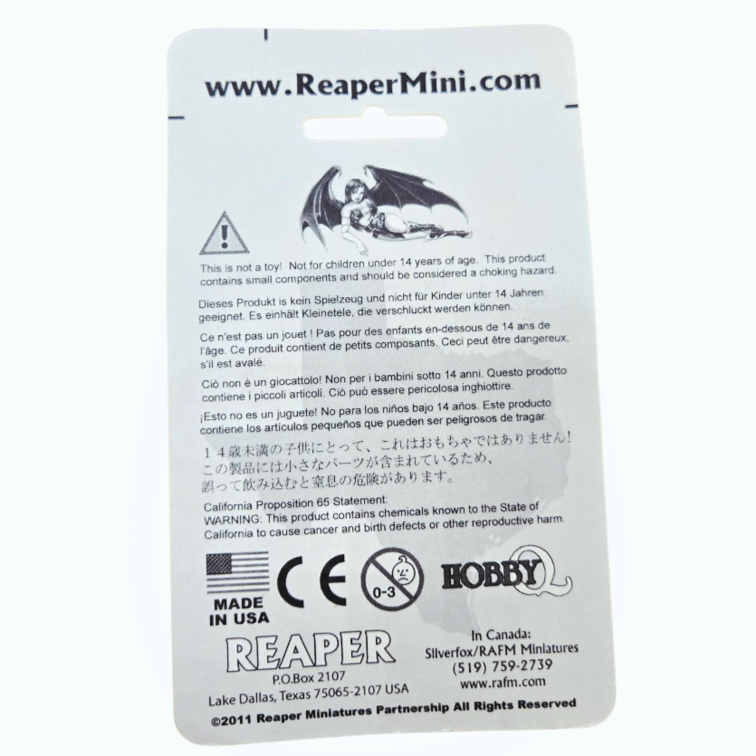 NIB *Dark Haven Legends: Tristan the Loremistress Reaper Minature #03028