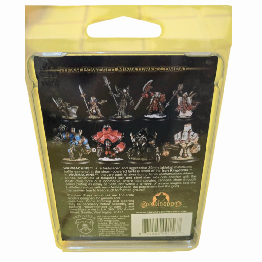 NIB *Warmachine Hammerfall High Shield Gun Corp (2) Mercenary Troops #PIP41024