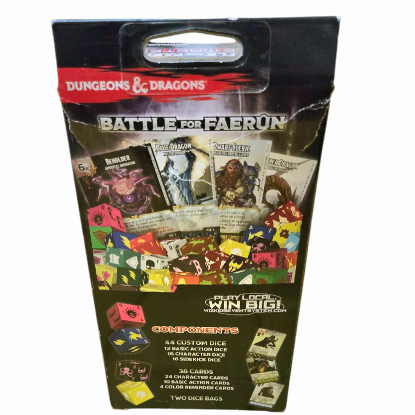 NEW *Dungeons & Dragons Dice Masters: Battle for Faerûn Dice Building Game Starter Set