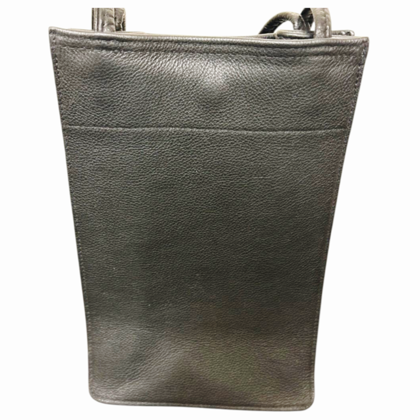 Harley-Davidson *Embroidered Leather Logo Biker Shoulder Handbag Purse (10x7")