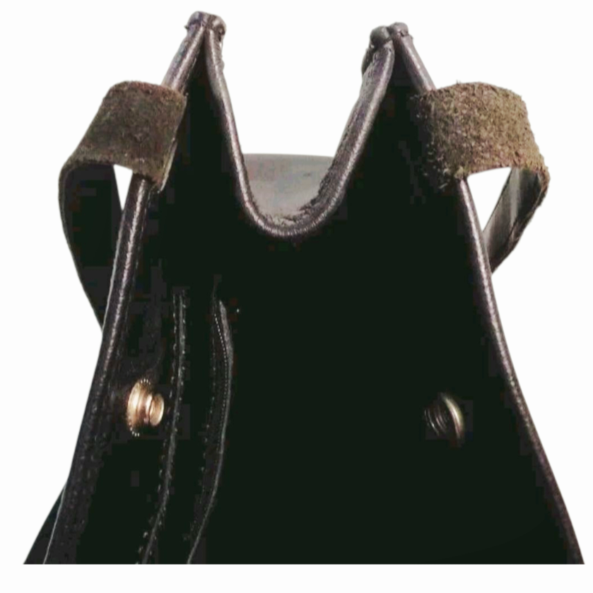 Harley-Davidson *Embroidered Leather Logo Biker Shoulder Handbag Purse (10x7")