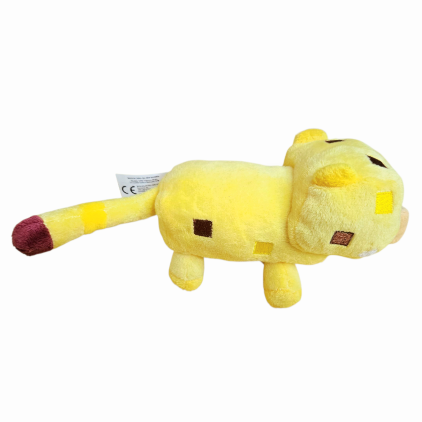 Cute *Minecraft Overworld 7" Yellow Baby Ocelot Cat Plush Stuffed Toy