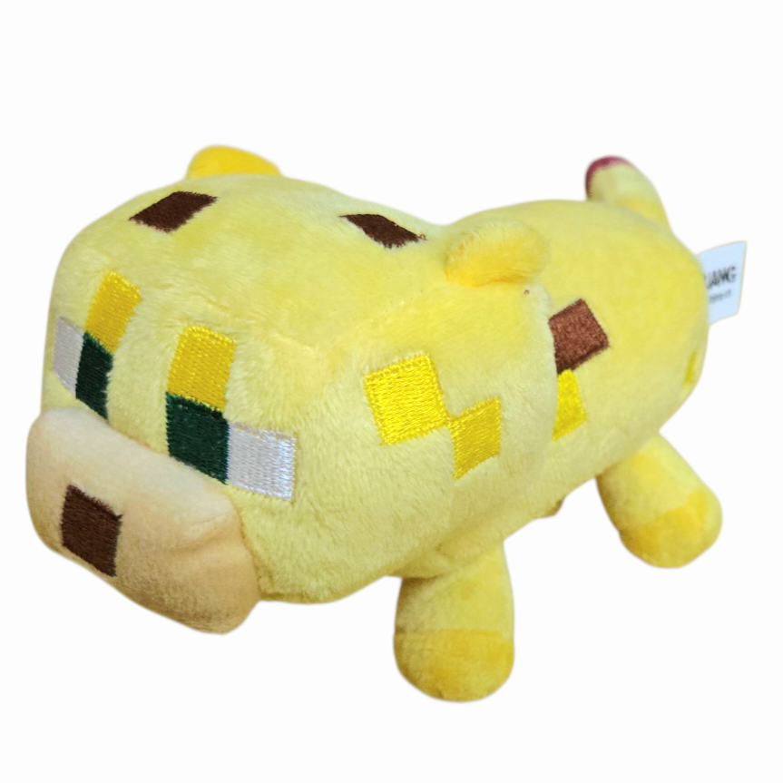 Cute *Minecraft Overworld 7" Yellow Baby Ocelot Cat Plush Stuffed Toy