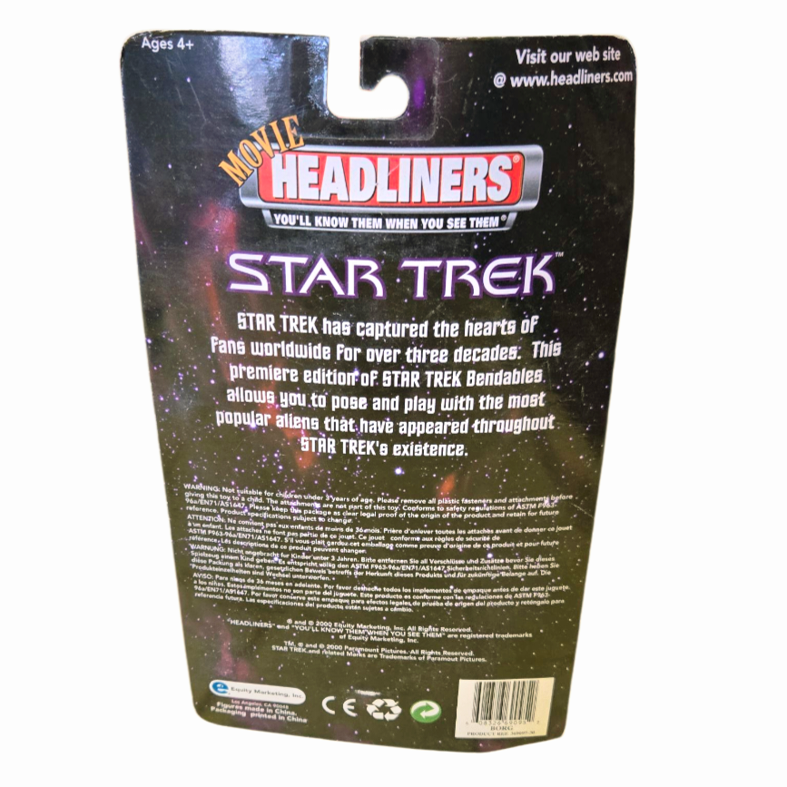 NIB *Movie Headliners Star Trek: The Next Generation Borg Super-Poseable Figure