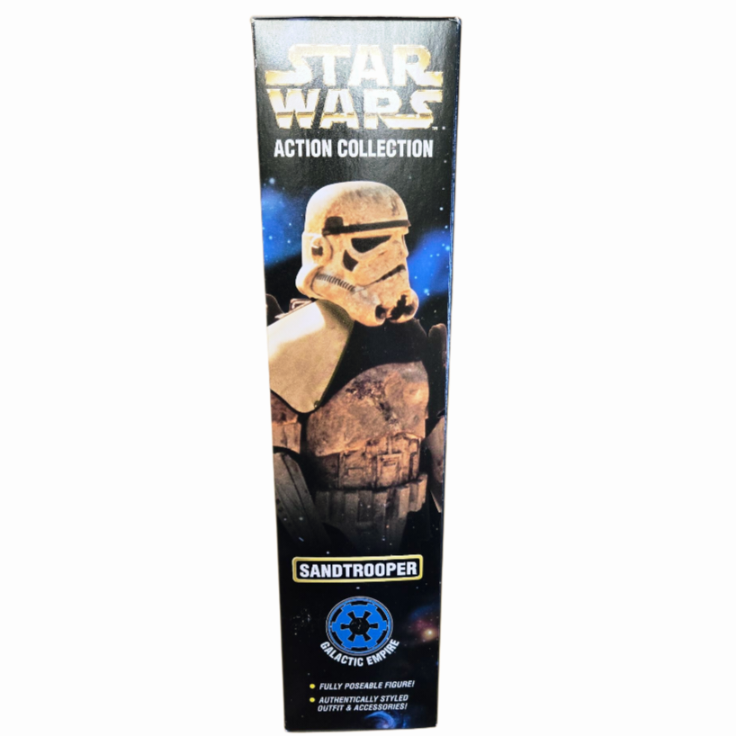 NEW *Star Wars: Sandtrooper 12" Figure w/ Blaster, Backpack & Imperial Droid 97'