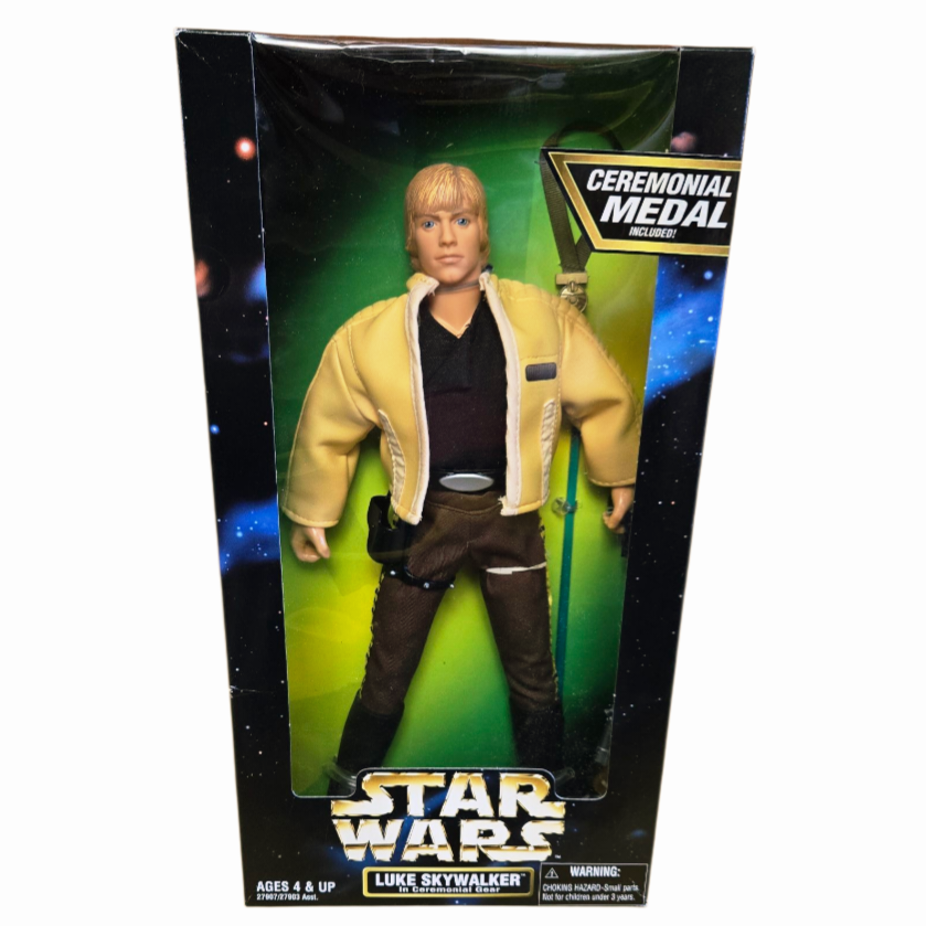 NEW *Star Wars: Luke Skywalker in Ceremonial Gear 12" Action Figure (1997)