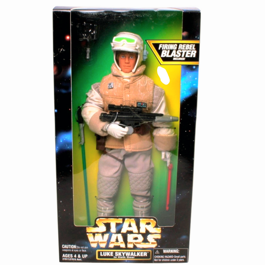 NEW *Star Wars: Luke Skywalker in Hoth Gear 12" Action Figure (1997)