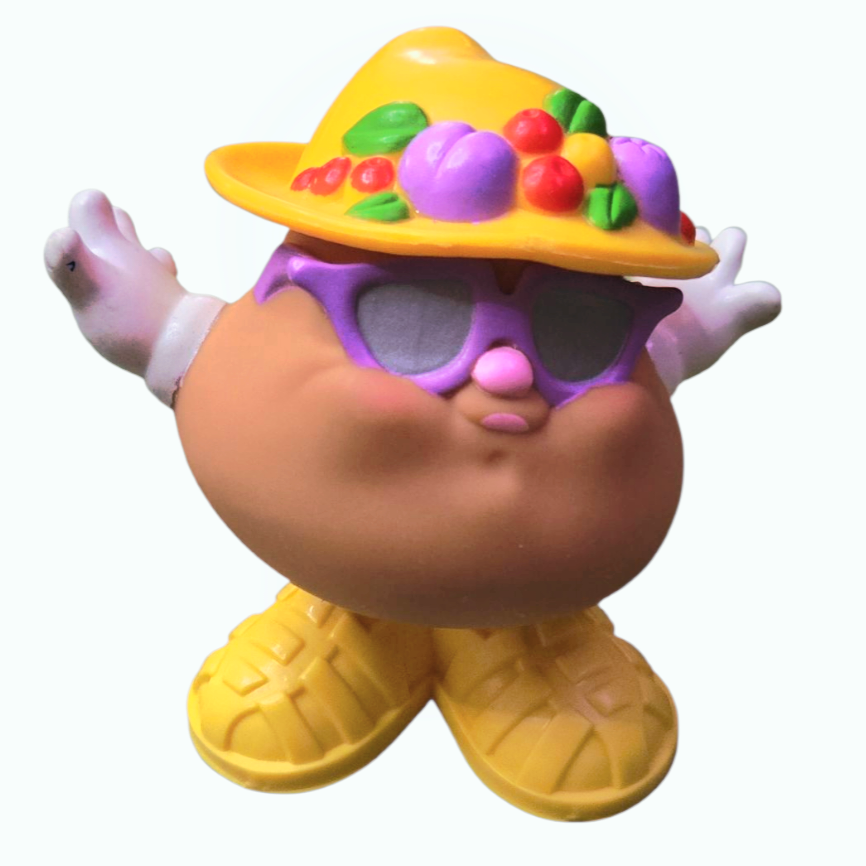 Vintage *Two (2) Potato Heads  Wendy's Kids' Meal Toys "Krispy & Fireman Spud"